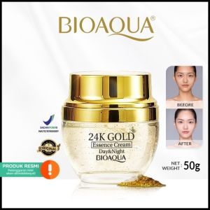 BIOAQUA 24K Gold Essence Cream 50 Gram Pelembab Wajah