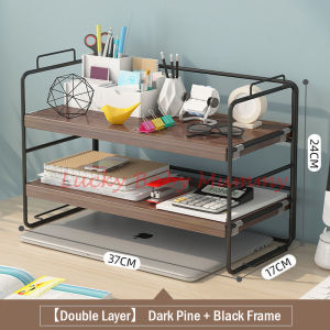 Office Desktop Small Shelf Household Table Multi-layer Iron Desk Finishing Storage Rack Simple Desk Shelf Organiser