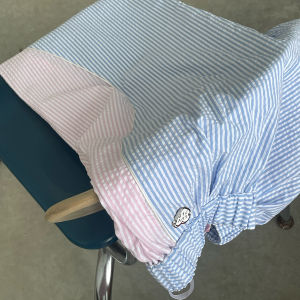 JELLYPLEASE - RUKA - twotone wavy pants