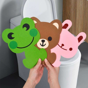 3 pcs sticker tempel cantik dan lucu pengharum ruangan/ sticker tempel Kamar mandi dan toilet karakter kartun tidak luntur dan tahan air