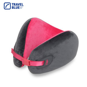 Travel Blue Infinity Pillow - High Density Memory Foam Ergonomic Travel Neck Pillow | Flight Pillow | Travel Accessories