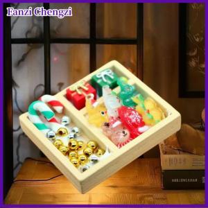 Fanzi 1 Set Mini Hanging Tree Model Dollhouse Colourful Candy Christmas Gift Box Miniatures Holiday Decoration Doll Accessories