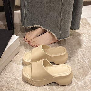 Free Shipping New EVA 7Cm Wedge Heel Flip-Flops Stylish And Versatile Suitable For Both Indoor And Outdoor Wear With A Non-Slip Sole