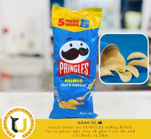 (HÀNG ÚC) Snack khoai tây phiên bản mini PRINGLES Minis phiên bản Gói chia sẻ gồm 5 gói rời