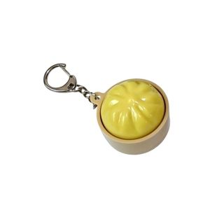 Jonathansdg fidget clicker fidget toys keyboard keychain fidget With Steamer Mini Dumplings Squishy Cute Pinch Squeezable Light-Up Steamed Bun Keychain Clicker Keychain Fidget Keyboard Fidget Toy Party Favors