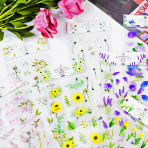 Stiker Deco Flower Sticker Fleur Sticker Kawai Cute 223-188