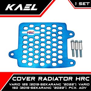Cover Radiator Variasi HRC Honda Vario Techno 125 Old & Vario 125-150 New LED 2015-2018-Sekarang 2022 & PCX & ADV Tutup-Tameng-Penutup