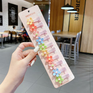 Kẹp tóc cho bé gái Set 10 kẹp tóc Hàn Quốc baby nhiều màu sắc đáng yêu (10psc) KT0001 phụ kiện tóc bé gái
