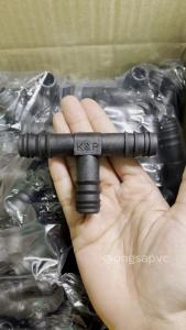 (ส่งฟรี แพค100ตัว)สามทาง PE 20mm.สวมท่อพีอี 20มิล พร้อมส่งวันต่อวัน