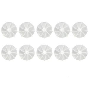 10 Pieces/Set Transparent Color Plastic Fan Blades Hair Dryer Universal High Power AC Motor Plastic Fan Blade