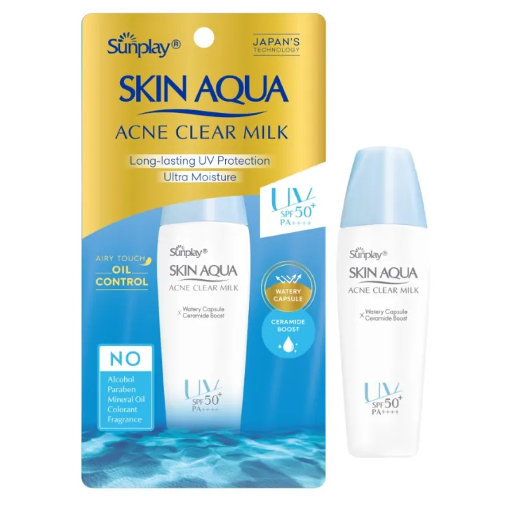 Sunplay Skin Aqua Acne Clear Milk Spf50 25g