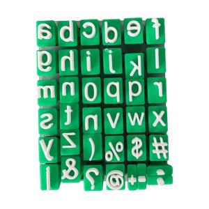 Plastic Letter Stamper Kids Educational Toy for Preschoolers Scrapbooking Stamper Includes Storage Case for Art Craft
