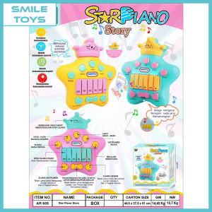 Smile - Mainan Edukasi Anak Alat Musik Star Piano Story Musical
