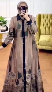 Gamis Wanita - Baju dress kekinian / pakaian perempuan syari