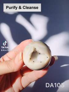 Purify & Cleanse Bi Cầu Mã Não Tinh Thể Phong Thuỷ Druze Agate Sphere Healing Stone Natural Stone Medition Decoration