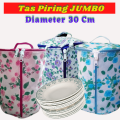 Tas Piring Jumbo/Tas Piring Ukuran 30/Tas Piring Anti Debu/Tas Piring Ukuran Besar/Tas Tempat Piring Jumbo. 