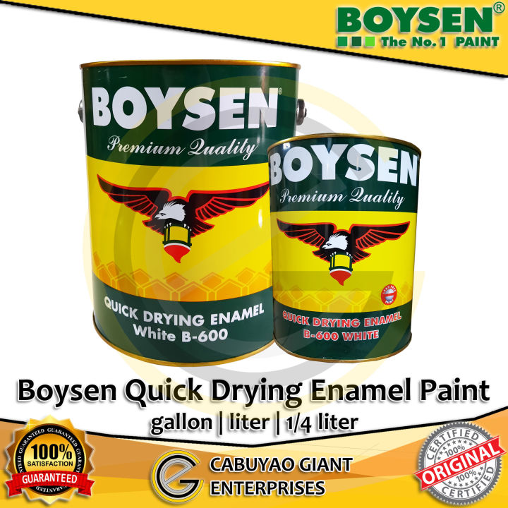 BOYSEN Quick Drying Enamel Paint ( gallon | liter | 1/4 liter) | Lazada PH