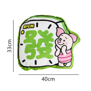 NEW YEAR Fortune BEAR Pillow PIGLET RICH Pillow MAHJONG PILLOW