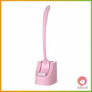 AW  แปรงขัดห้องน้ำ หัวแปรง 2 ด้าน มีทั้งหมด 3 สี แปรงขัดห้องน้ำ แปรงขัดทำความสะอาดห้องน้ำ Toilet Brush