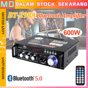 【COD】BT-298A PRO Amplifier Stereo Audio 600W Power Amplifier Bass Booster Bluetooth Karaoke Home Theater FM Radio-Garansi 1 tahun
