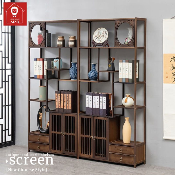 MZD Bo Gu Rack New Chinese Solid Wood Duo Bao Ge Modern Living Room