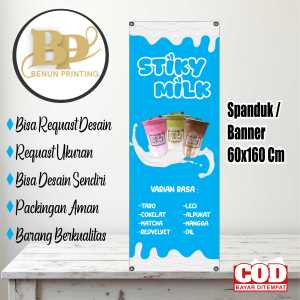 Spanduk Banner 60x160 Stiky Milk Biru Muda Bisa Request Desain.jpg