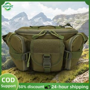 【HOSPORT】Multipurpose Outdoor Sports Waist Pack Nylon Portable Chest Bag Waterproof Large Capacity for Camping Hiking Traveling Running【1-3 days delivery】