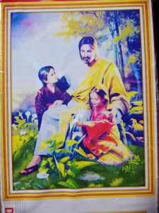 Tranh đính đá Tình Yêu Của Chúa (chưa đính) DF666