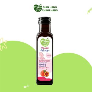 Combo 2 Chai Dầu Cá Hồi Na Uy Và Dầu Hạt Lanh MĂMMY - Dầu Ăn Dặm Hữu Cơ Bổ Não Giàu Omega 3