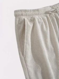2026 Summer Mens Waffle Texture Casual Sports Beach Shorts Quick Dry Trendy Versatile Bermuda Shorts Streetwear Lightweight2026