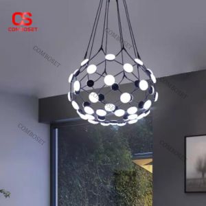Đèn Thả Trần Hình Cầu Lưới Ánh Sáng Nghệ Thuật Hiện Đại