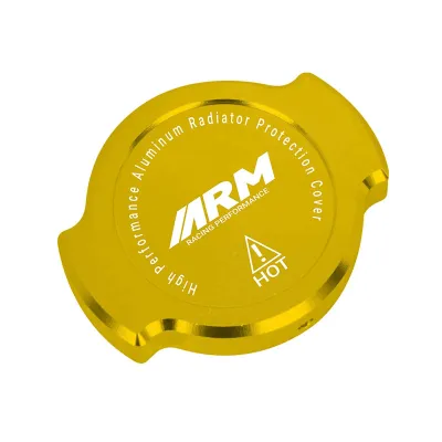 ARM Radiator Cap Cover Universal Full CNC Aluminum With Sticker For NMAX AEROX ADV PCX Etc