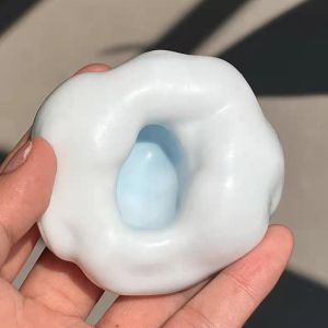 CAEWE Hand Made Ball Squeeze Toy Fidget Shapeable Pinch Toy Funny Simulation Ice Skin Sticky Rice Children Birthday Gift