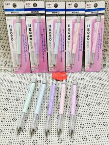 Bút Chì Lắc Bút Chì Cơ Khí Mono Graph DPA-136 Thân Màu Pastel Ngòi Bút 0.5mm Bút Chì Chuyên vẽ Kỹ Thuật Hàng Chính Hãng