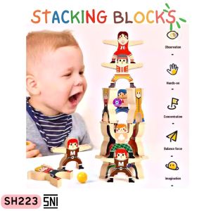 Mainan Kreatifitas Edukasi Anak Stacking Blocks Balancing Toys SH 223/Mainan Susun/MAINAN Game/Mainan Anak/MAINAN Murah MERIAH/Mainan Melatih Kreatifitas Anak