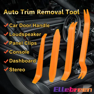 Auto Trim Removal Tool Car Audio Repair Door Panel Clips Remover Plastic Pry Kits 4PCS Set