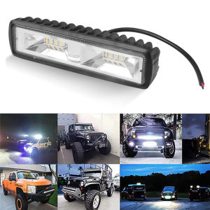 {Local Delivery} Aitemay 2Pcs 48W LED Light Bar Work Lamp Motorcycle Truck Boat Tractor Trailer Offroad Work Light 16 LED