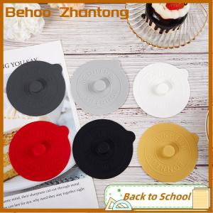 Behoo 1pcs phổ Silicone cup Bìa niêm phong nắp bảo vệ nhiệt độ bảo quản cho cà phê Sữa cup với lồi xử lý