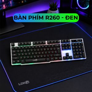 Bàn Phím Máy Tính Gaming RGB SIDOTECH LDK V4 Pro Có Dây / Đèn LED RGB Chống Nước Chơi Game Máy Tính Esport - Chính Hãng