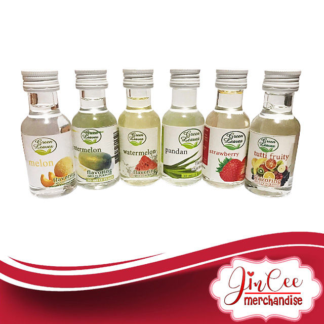 20 Flavors Available! Green Leaves Food Flavoring Essence 30ml (A
