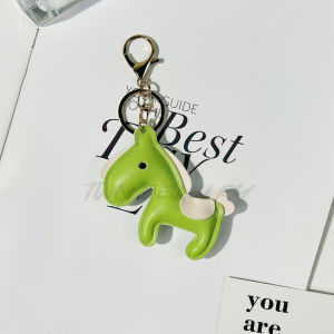 Classic Cute pony Bag Pendant Car Key chains Pendant Student Schoolbag Womens bag Decoration Car Keyring Accessories Girls Gift