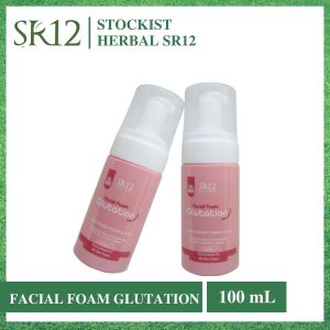 Facial Foam Glutation / Sabun Wajah dengan Colagen dan Niacinamide / Sabun Cuci Muka Pencerah Kulit
