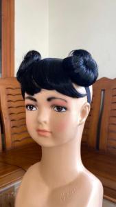 bandana pony bayi perempuan/bandana wig pony bayi lucu rambut palsu bayi Always Barokah Store