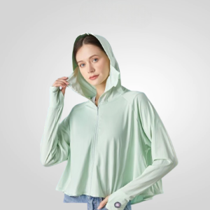 Áo chống nắng nữ áo khoác chống nắng áo khoác chống tia UV có bảng đo cực tím chất lụa băng - Life Style 4U