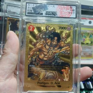 The One Piece Card Game Portgas D Ace OP02 013 Parallel SR kim loai nhom Start Deck Tặng kèm Top Loader 1459 NF7 10