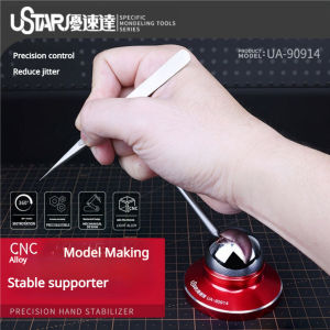 360 Degree Free Rotation Model Hand Stabilizer Painting Tool Carving Micro for Gundam Gunpla DIY Model Precision Craftsmanship Model Assembly Tool