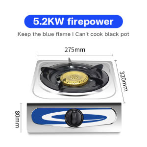 gas stove double burner 5.2KW cooking astron standar stove single three euro hauz infrared for home gas stove