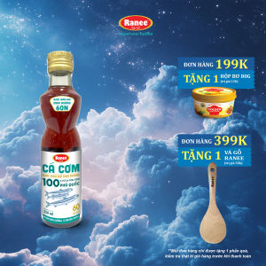 {Đơn 199k tặng hộp bơ -399k tặng vá gỗ} Nước mắm nhĩ dinh dưỡng Ranee Cá Cơm 60 ĐỘ ĐẠM chai 250ml