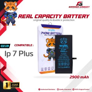 WIXEL ORIGINAL Baterai Iphone 7 PLUS 7+ Real Capacity Original 100% Ori Batre Batrai HP Handphone Ip Battery