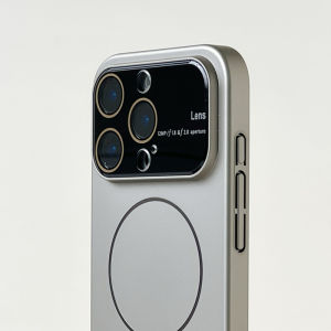 Ultrathin Hard PC Magnetic MagSafe Phone Case for iPhone 16 17pro max 14 15 Pro 13 Wireless Charging Full Lens Protective Cover